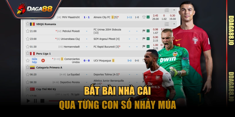 Bắt bài nhà cái qua từng con số nhảy múa