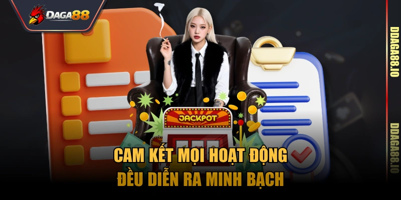 Cam kết mọi hoạt động đều diễn ra minh bạch