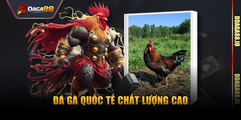 Đá gà quốc tế chất lượng cao