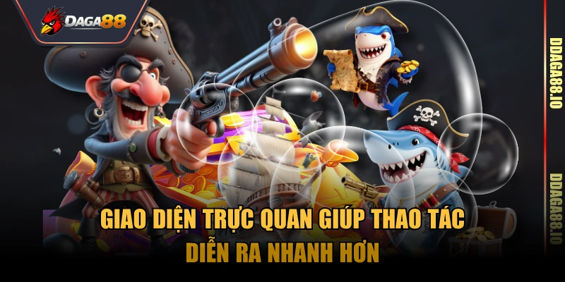 Giao diện trực quan giúp thao tác diễn ra nhanh hơn