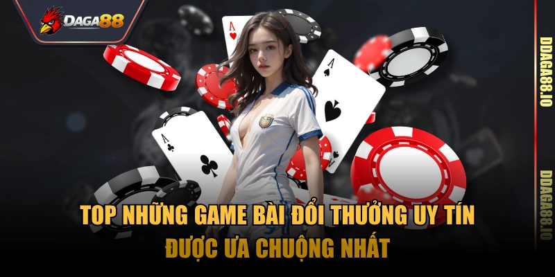 Top những game bài đổi thưởng uy tín được ưa chuộng nhất